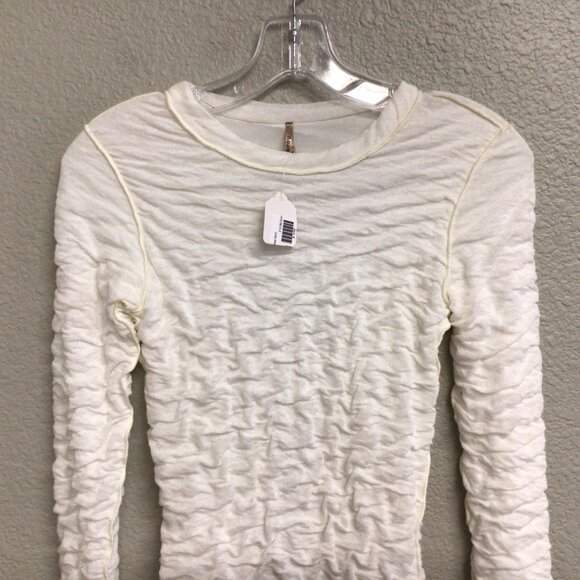 PETE COLLECTION Designer NWT Ruched Bodycon Mini Dress Ivory Size XS - Picture 3 of 9